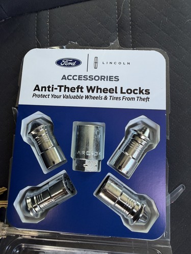 Ford wheel locks - wheel, plated