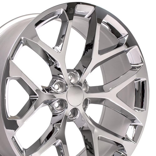 26x10 chrome snowflake wheel - 26x10,
